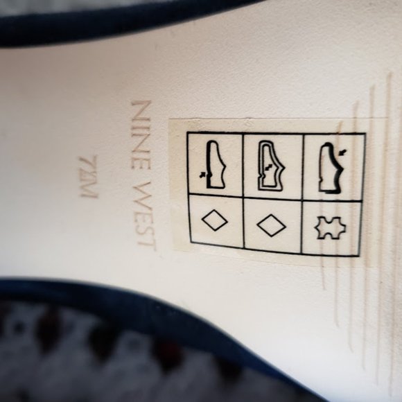 Nine West Navy Blue Suede Mid heel shoe - Picture 3 of 6